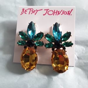 Betsey Pineapple Earrings